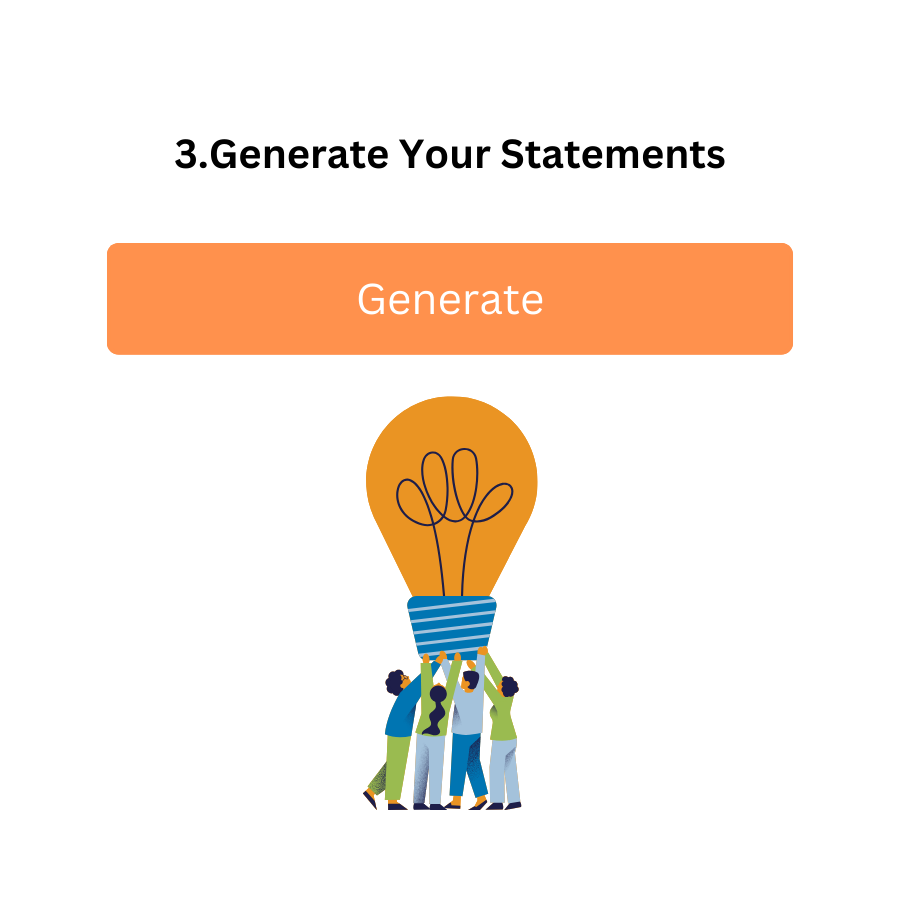 Step 3: Generate Your Statements - Redplus